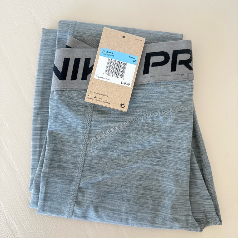 Nike Pro Heather Gray Leggings